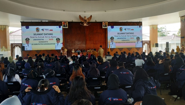 Terima Mahasiswa KKN USB, begini pesan Bupati Karanganyar