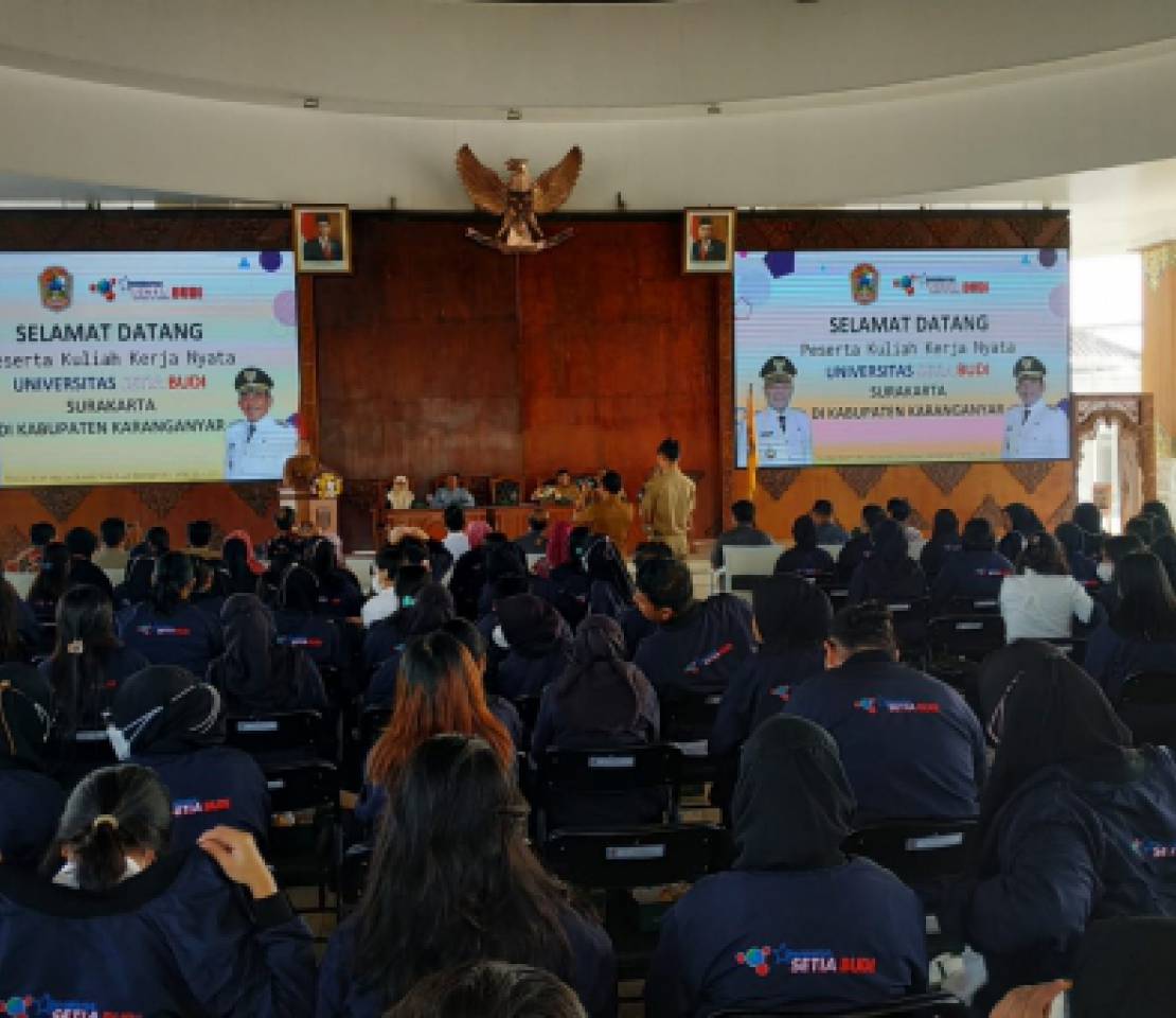 Terima Mahasiswa KKN USB, begini pesan Bupati Karanganyar